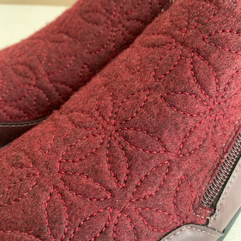 JBU by Jambu Crimson Wine Vegan Flat Oxford Woman’s 9M - Picture 7 of 12